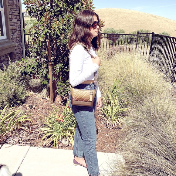 💓Sold💓Chanel Small Gabrielle Gold Ombré - Picture 14 of 16